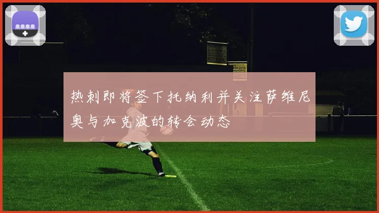 热刺即将签下托纳利并关注萨维尼奥与加克波的转会动态